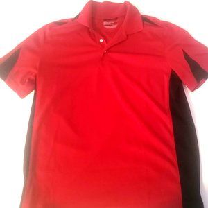 Ralph Lauren Mens CHAPS Golf 78 Medium Button Front Short Sleeve Polo Shirt